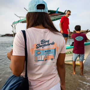 THE SHOP Premium Womens S/S T-Shirt White - Bing Surfboards