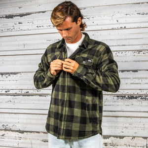 BING EL CAPITAN JACKET - OLIVE - Bing Surfboards