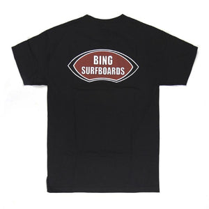NOSERIDER Classic S/S T-Shirt - Black - Bing Surfboards