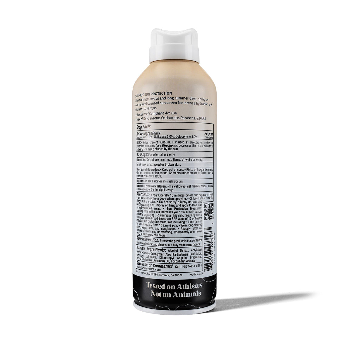 VERTRA 50+ COCONUT VANILLA BODY SPRAY - Bing Surfboards