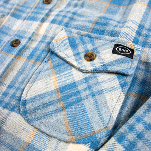 BING DUSTIN FLANNEL - BLUE - Bing Surfboards