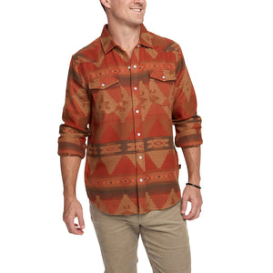 HOWLER SHERIDAN FLANNEL - TERRACOTTA - Bing Surfboards