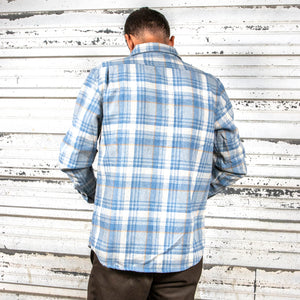 BING DUSTIN FLANNEL - BLUE - Bing Surfboards