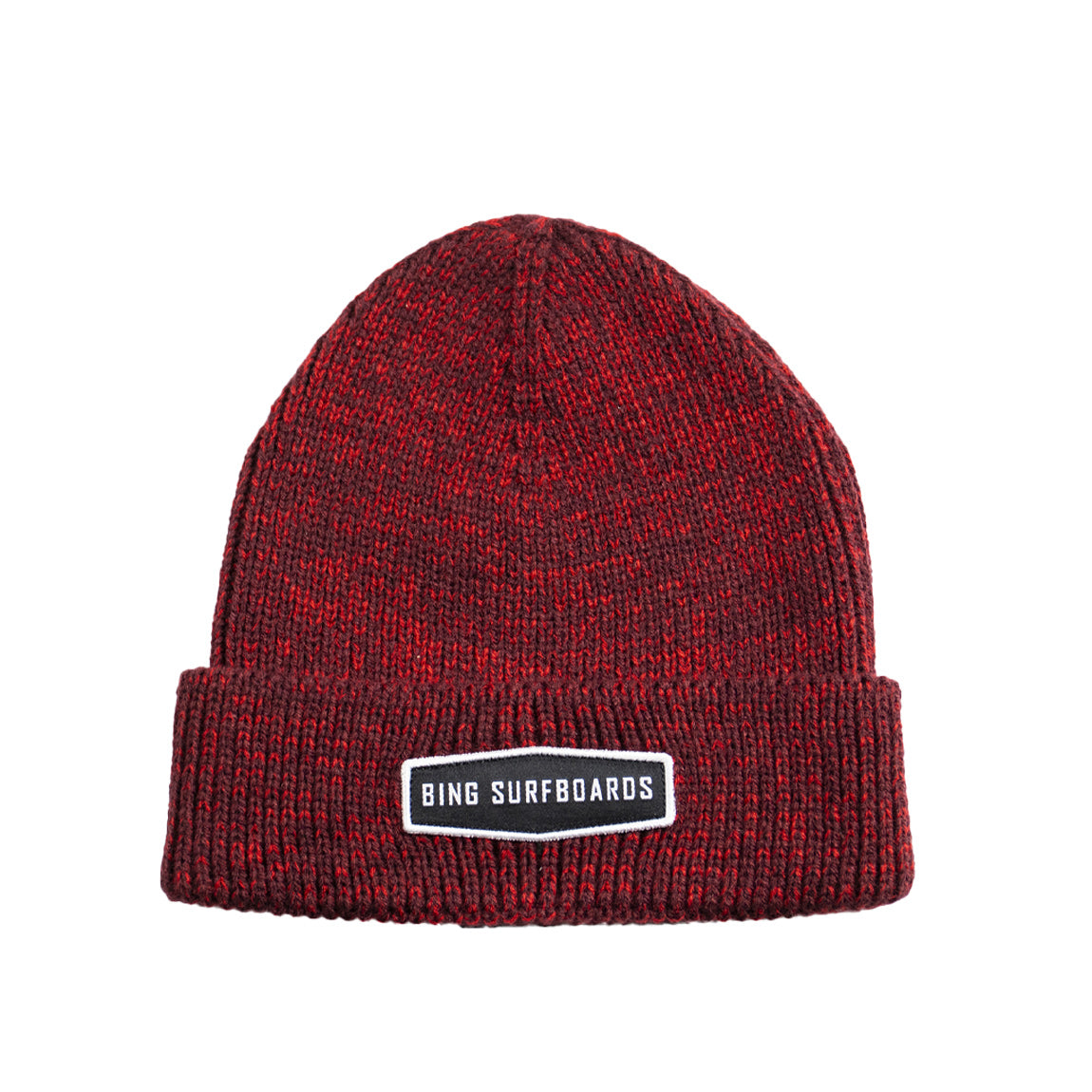 BING PACIFICA BEANIE - Cranberry - Bing Surfboards
