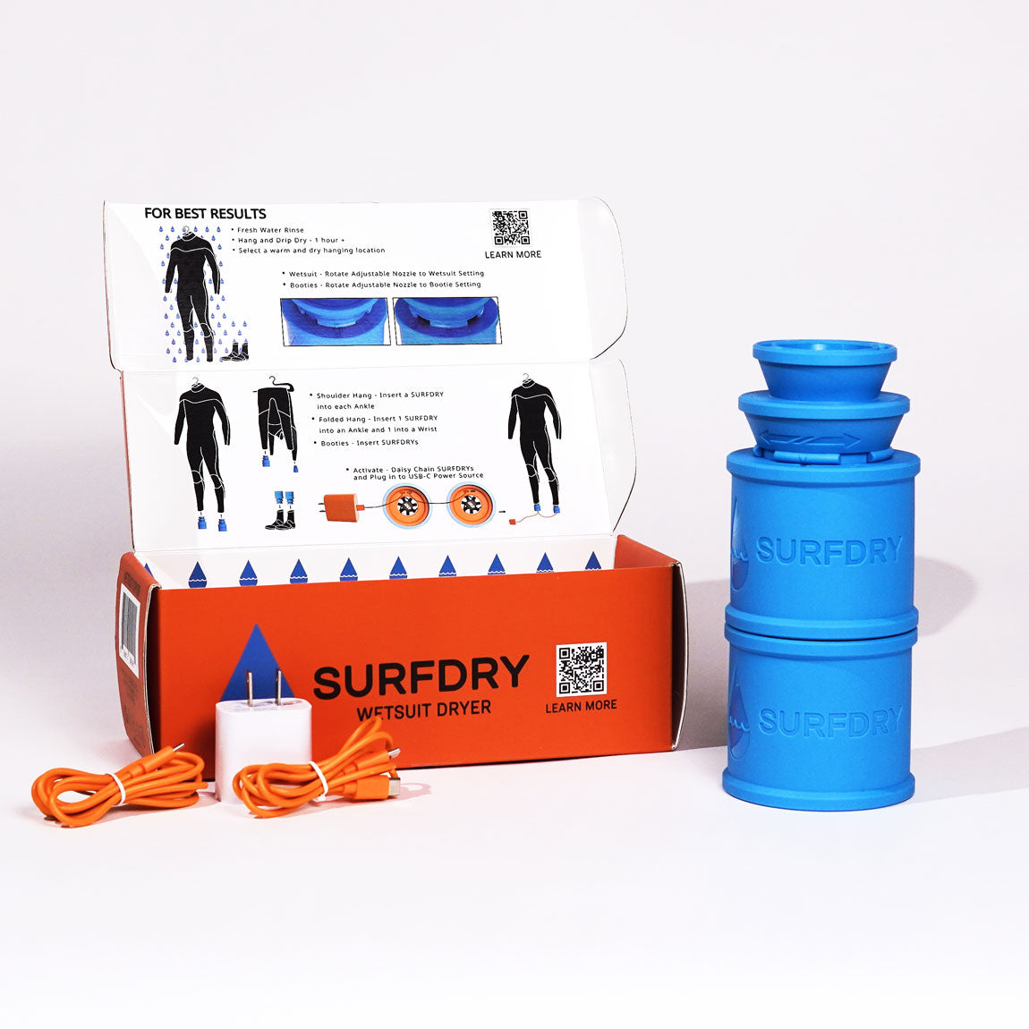 SURF DRY WETSUIT DRYER SET - BLUE - Bing Surfboards